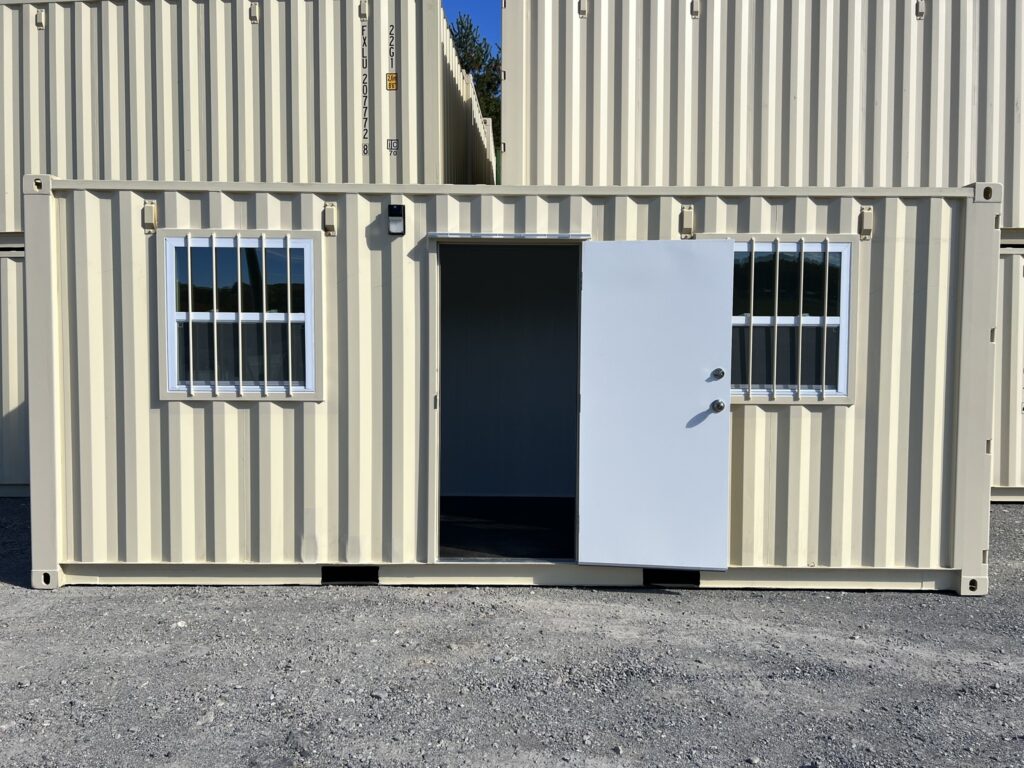 Available Containers 20ft modified office container r26,000