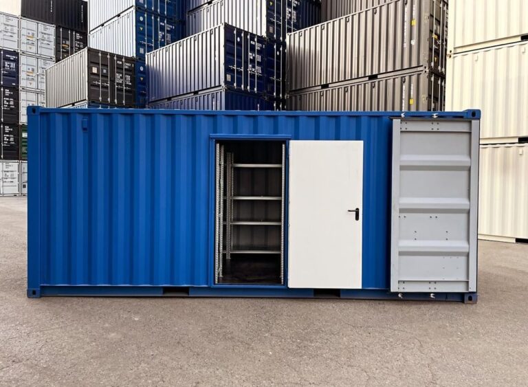 Available Containers 20ft container side door & shelvings r18,000